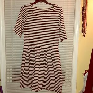 Black and white dress